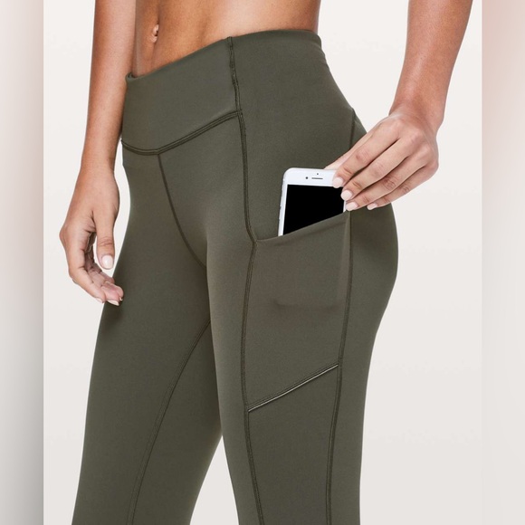 LULULEMON Speed Up Tight *Full On Luxtreme 28” Dark Olive Green Size 6 - Picture 10 of 12